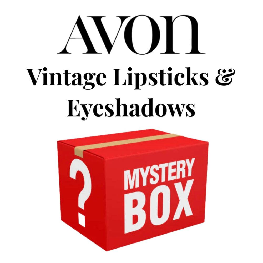 AVON 60 Lot Lipstick & Eyeshadow Mystery Box ~ NOS